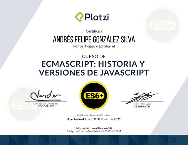 Certificado